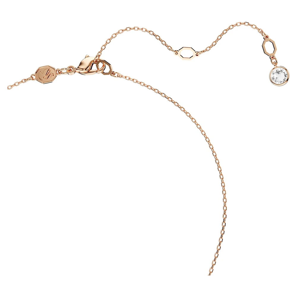 Meteora set, White, Rose gold-tone plated by SWAROVSKI