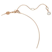 Meteora set, White, Rose gold-tone plated by SWAROVSKI