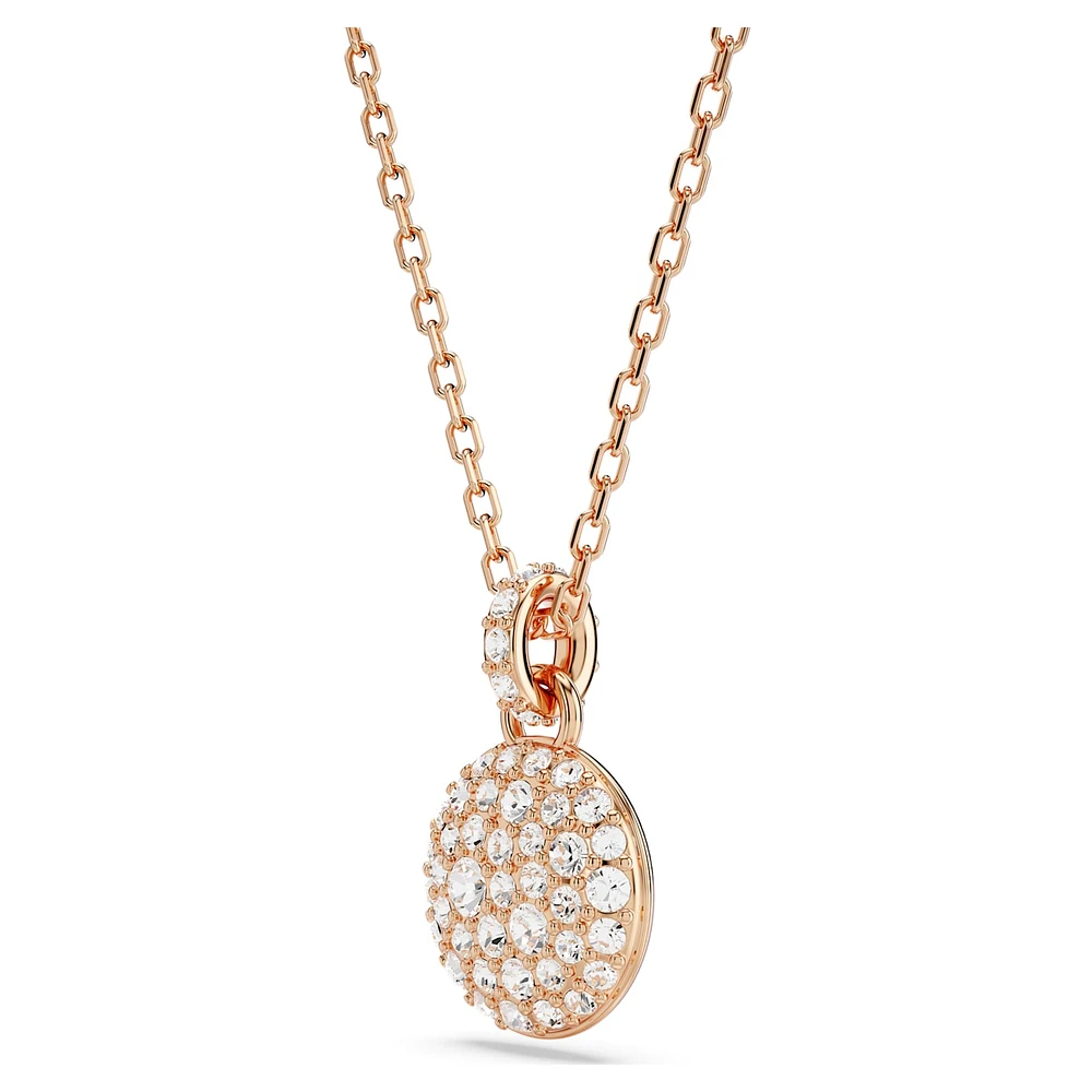 Meteora set, White, Rose gold-tone plated by SWAROVSKI