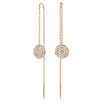 Meteora set, White, Rose gold-tone plated by SWAROVSKI