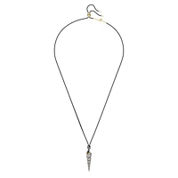 Idyllia pendant, Round cut, Shell, White, Mixed metal finish by SWAROVSKI