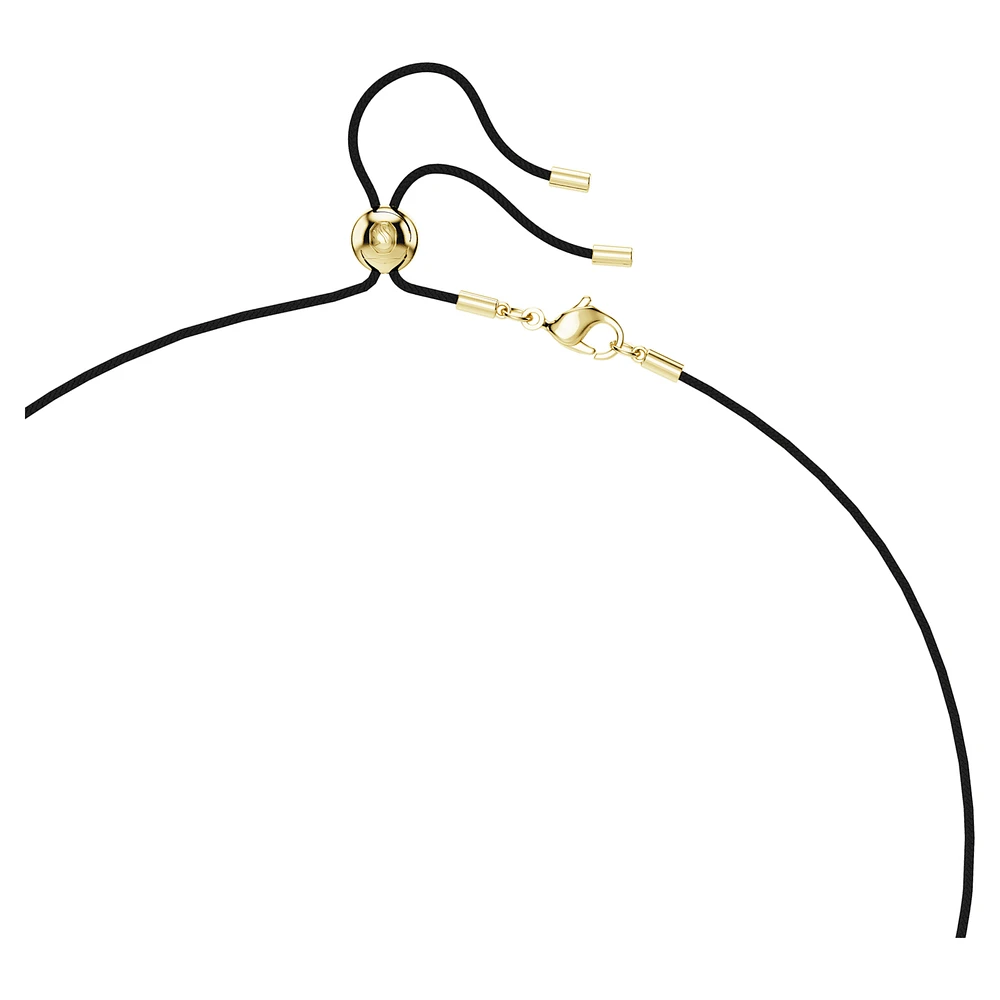 Idyllia pendant, Round cut, Shell, White, Mixed metal finish by SWAROVSKI