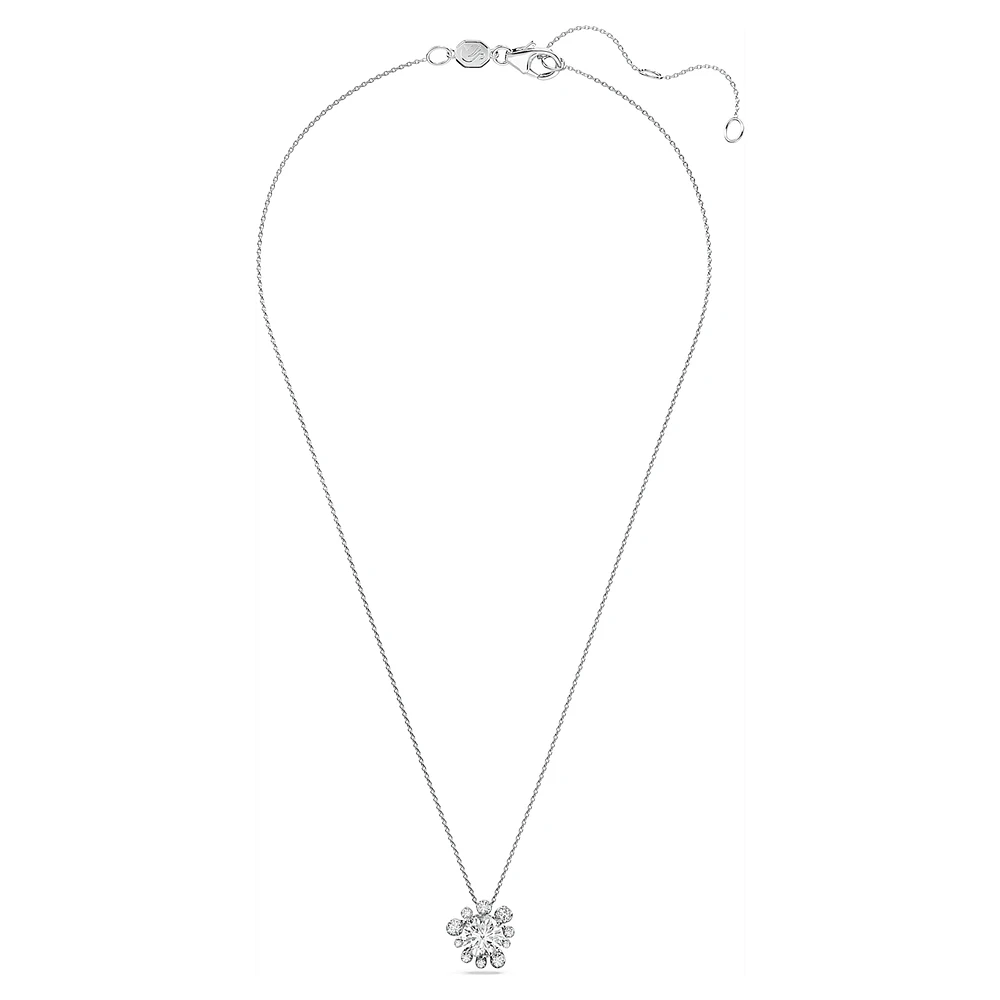 Galaxy pendant, Lab-grown diamonds 2 ct tw, Round shape, 14K white gold by SWAROVSKI