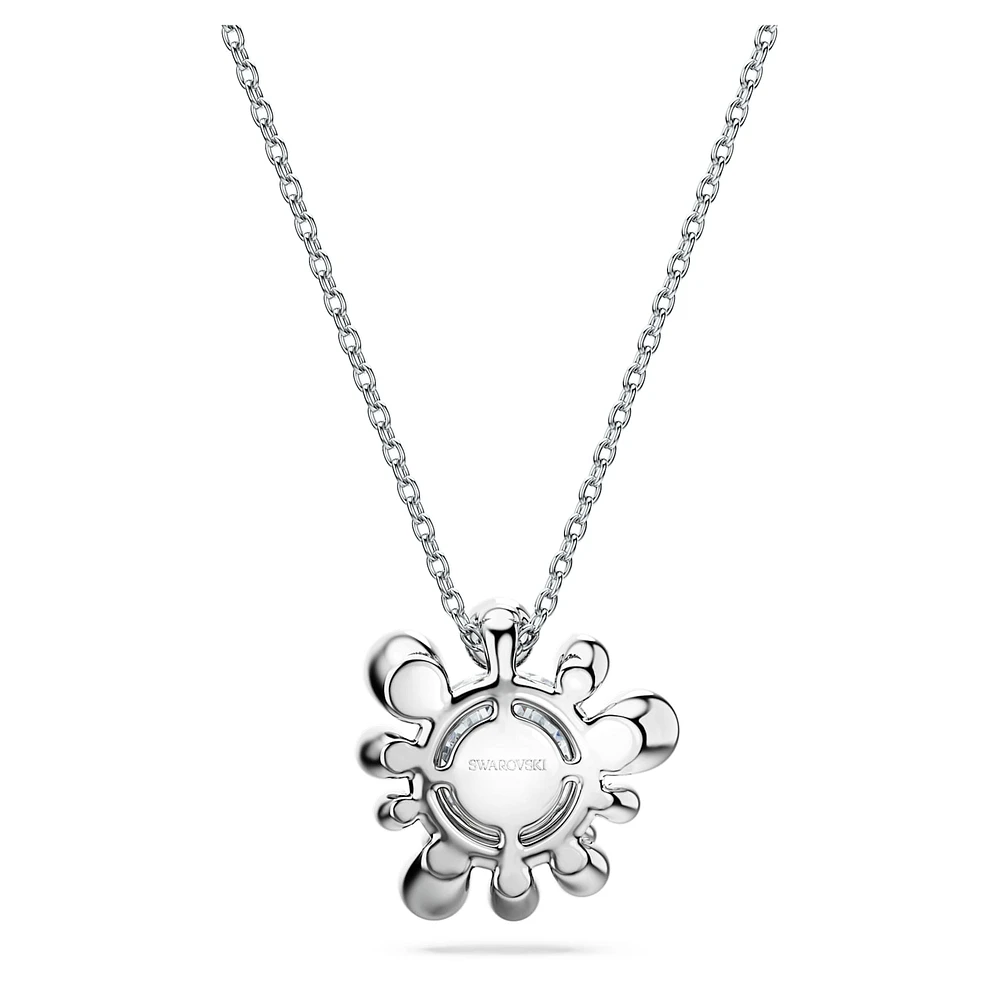 Galaxy pendant, Lab-grown diamonds 2 ct tw, Round shape, 14K white gold by SWAROVSKI