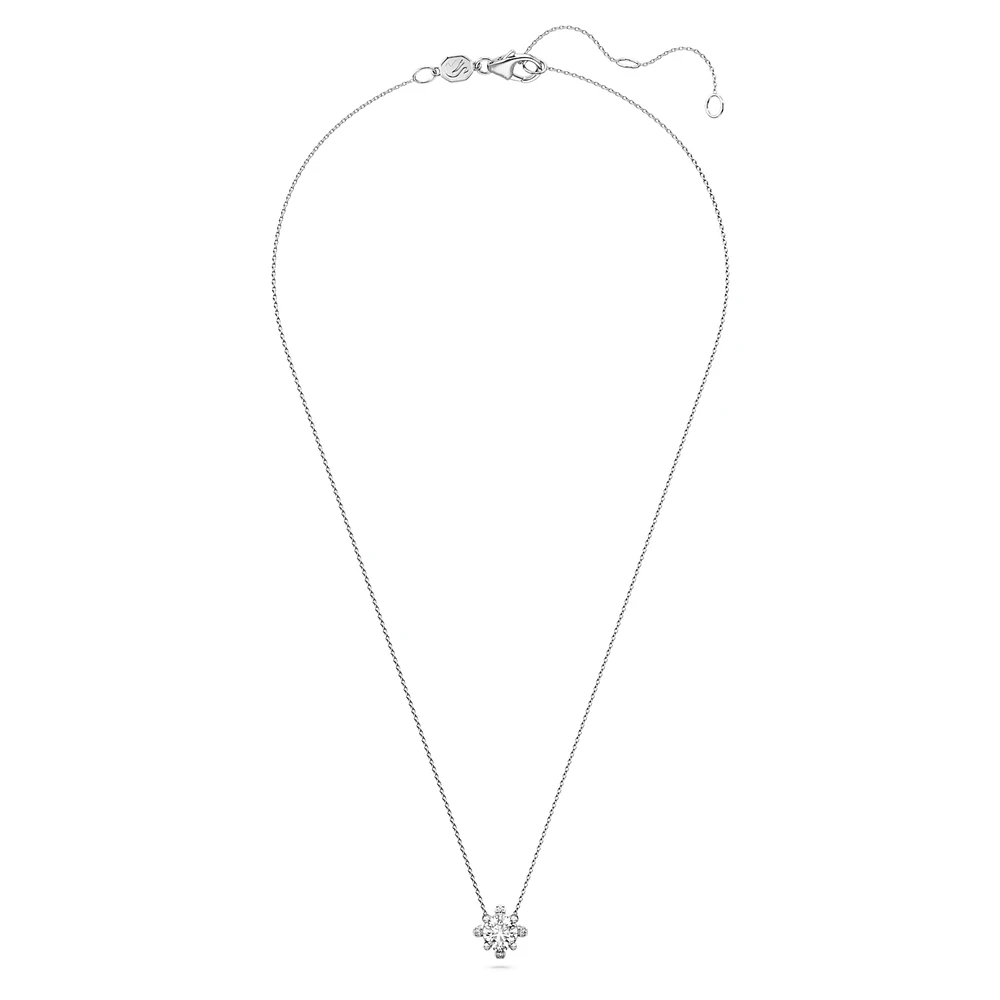 Galaxy pendant, Lab-grown diamonds 1.05 ct tw, Round shape, 14K white gold by SWAROVSKI
