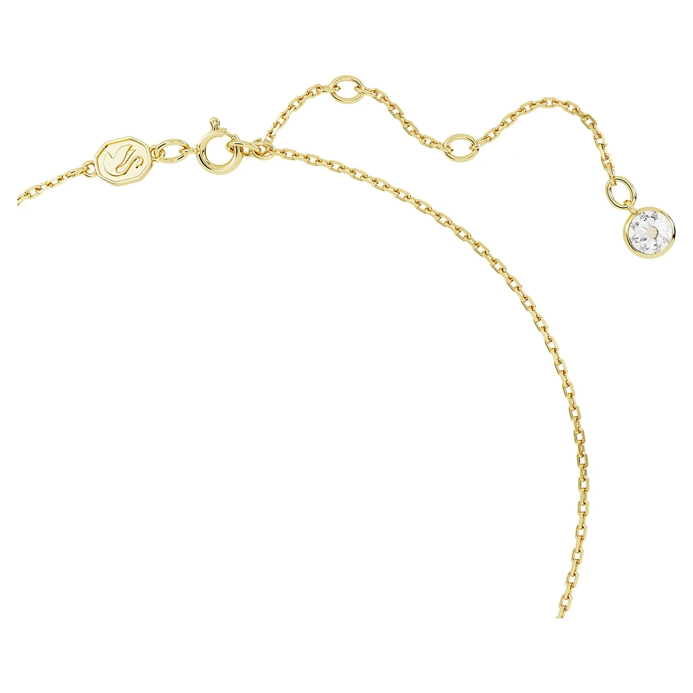 Chroma set, Heart, Red, Gold-tone plated by SWAROVSKI