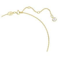 Chroma set, Heart, Red, Gold-tone plated by SWAROVSKI