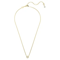 Imber pendant, Round cut, White, Gold-tone plated by SWAROVSKI