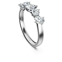Galaxy ring, Lab-grown diamonds 1 ct tw, Mixed shapes, 14K white gold by SWAROVSKI