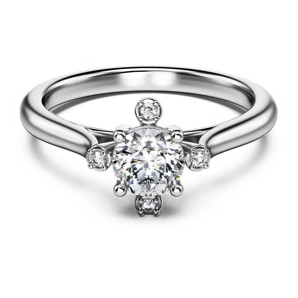 Galaxy ring, Lab-grown diamonds ct tw, Round shape