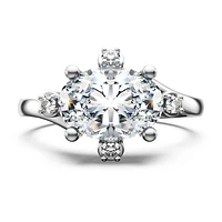 Galaxy ring, Lab-grown diamonds 2.1 ct tw, Mixed shapes, 14K white gold by SWAROVSKI