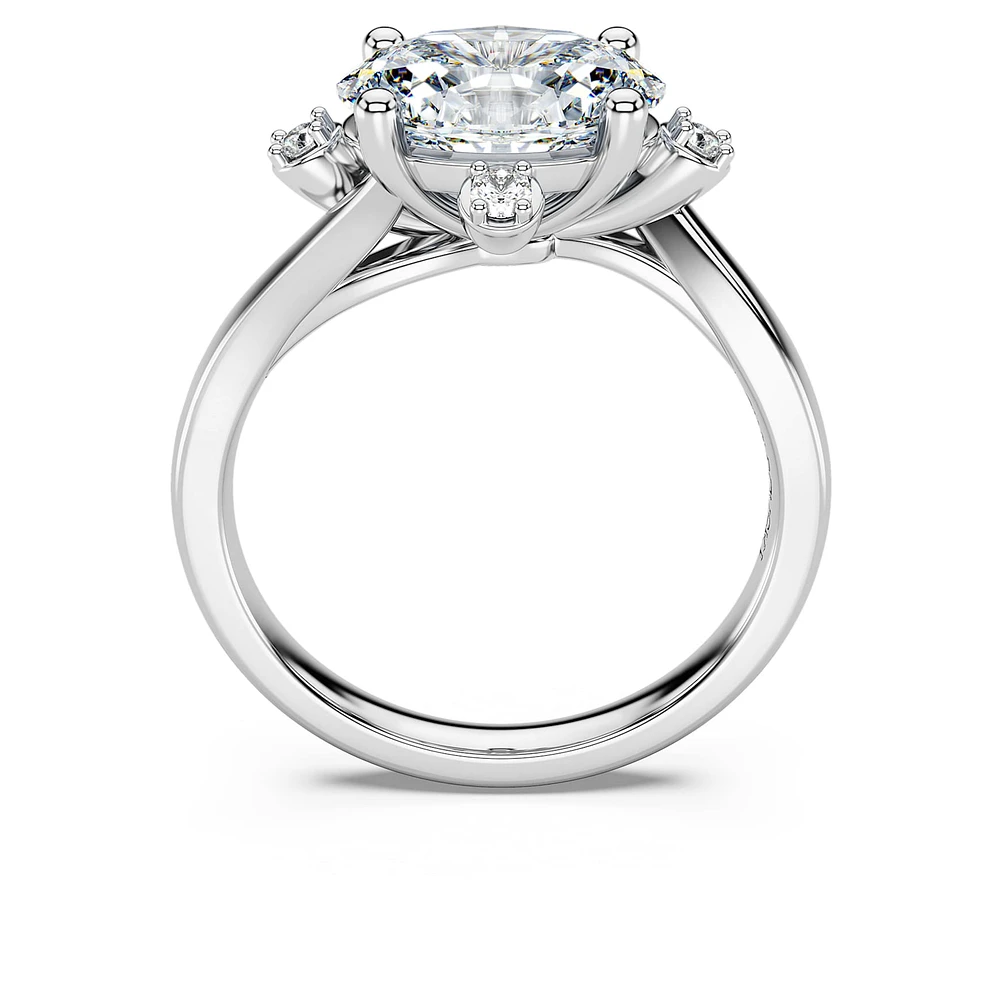 Galaxy ring, Lab-grown diamonds 2.1 ct tw, Mixed shapes, 14K white gold by SWAROVSKI
