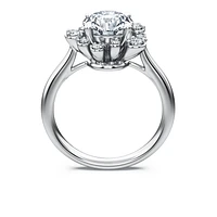 Galaxy ring, Lab-grown diamonds 2 ct tw, Round shape, 14K white gold by SWAROVSKI