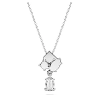 Galaxy pendant, Lab-grown diamonds 1 ct tw, Round shape, 14K white gold by SWAROVSKI