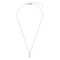 Galaxy pendant, Lab-grown diamonds 0.9 ct tw, Mixed shapes, 14K white gold by SWAROVSKI