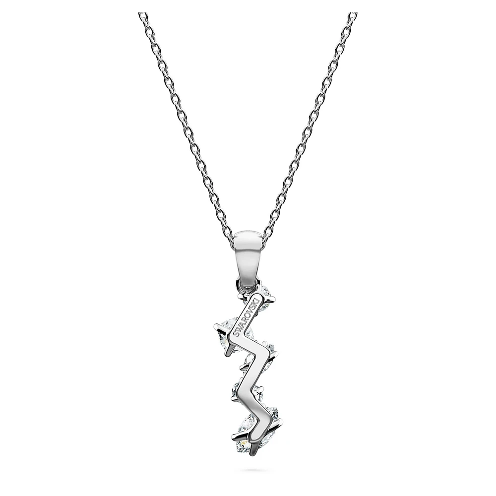 Galaxy pendant, Lab-grown diamonds 0.9 ct tw, Mixed shapes, 14K white gold by SWAROVSKI