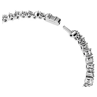 Galaxy Tennis bracelet, Lab-grown diamonds 5 ct tw, Mixed shapes, 14K white gold by SWAROVSKI