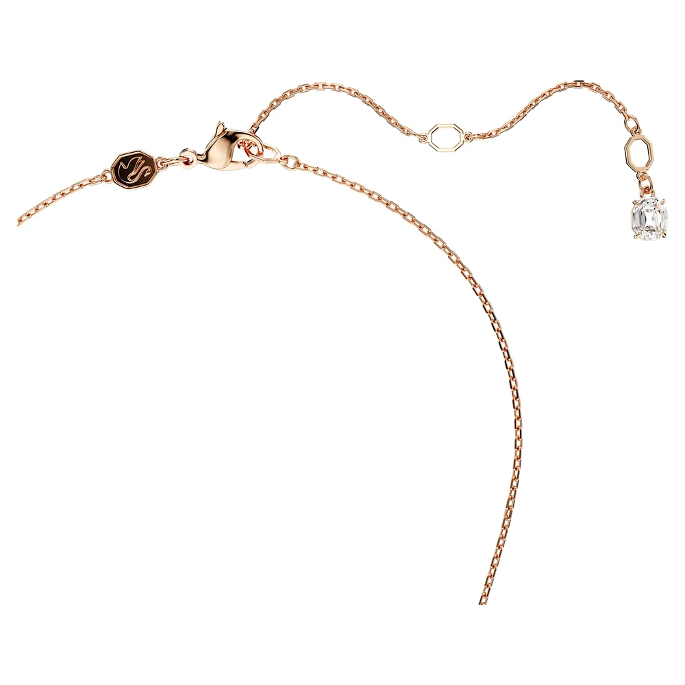 Mesmera set, Mixed cuts, White, Rose gold-tone plated by SWAROVSKI