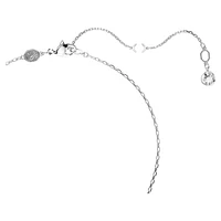 Idyllia set, Mixed cuts, Flower, Blue, Rhodium plated by SWAROVSKI