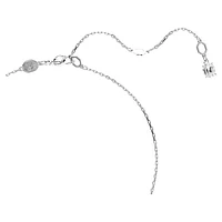 Dragon & Phoenix pendant, Dragon’s claw, White, Rhodium plated by SWAROVSKI