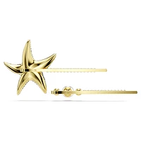 Idyllia hair pin, Set (2), Crystal pearls, Starfish, Multicolored, Gold-tone plated by SWAROVSKI