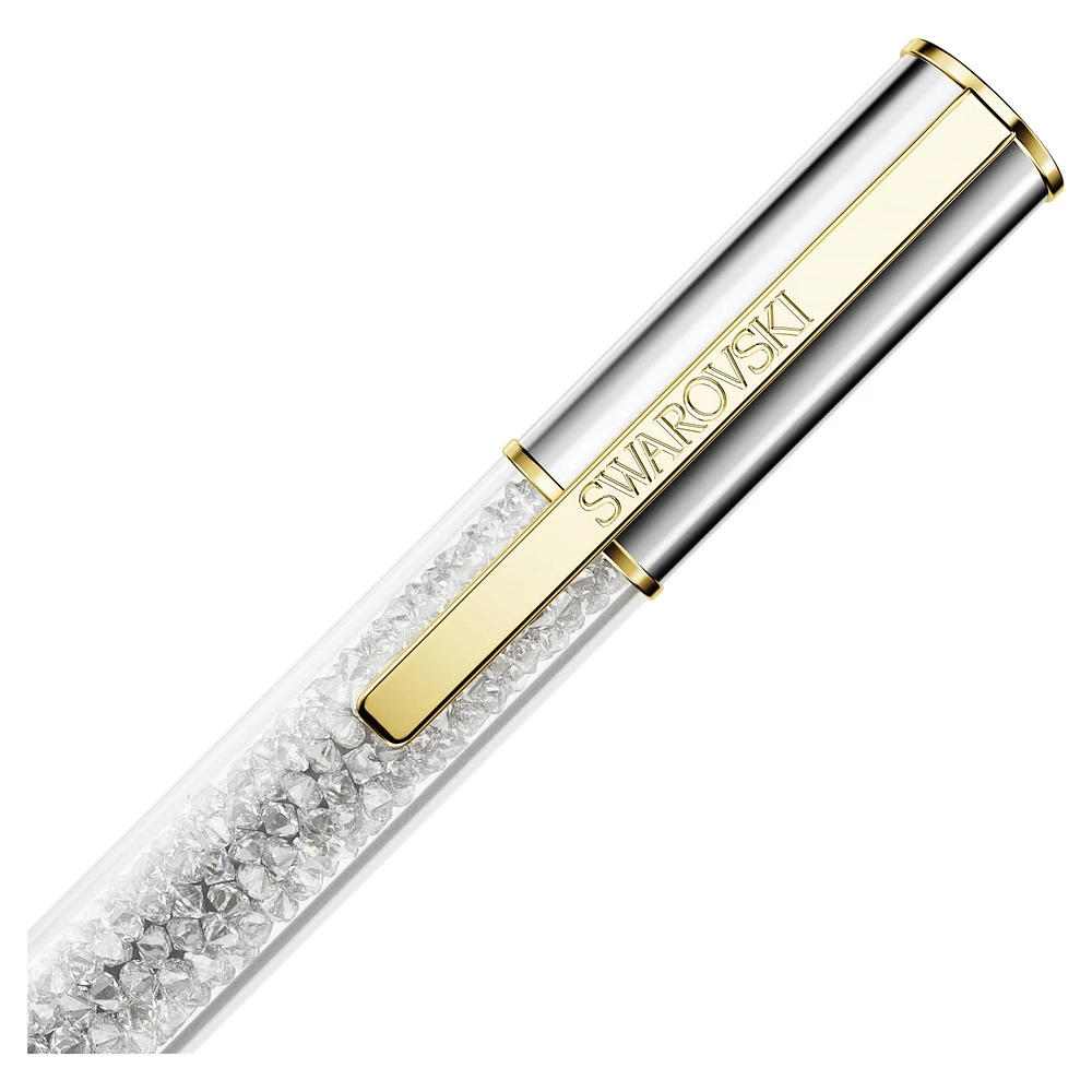 Crystalline Lustre ballpoint pen, Silver Tone, Mixed metal finish by SWAROVSKI