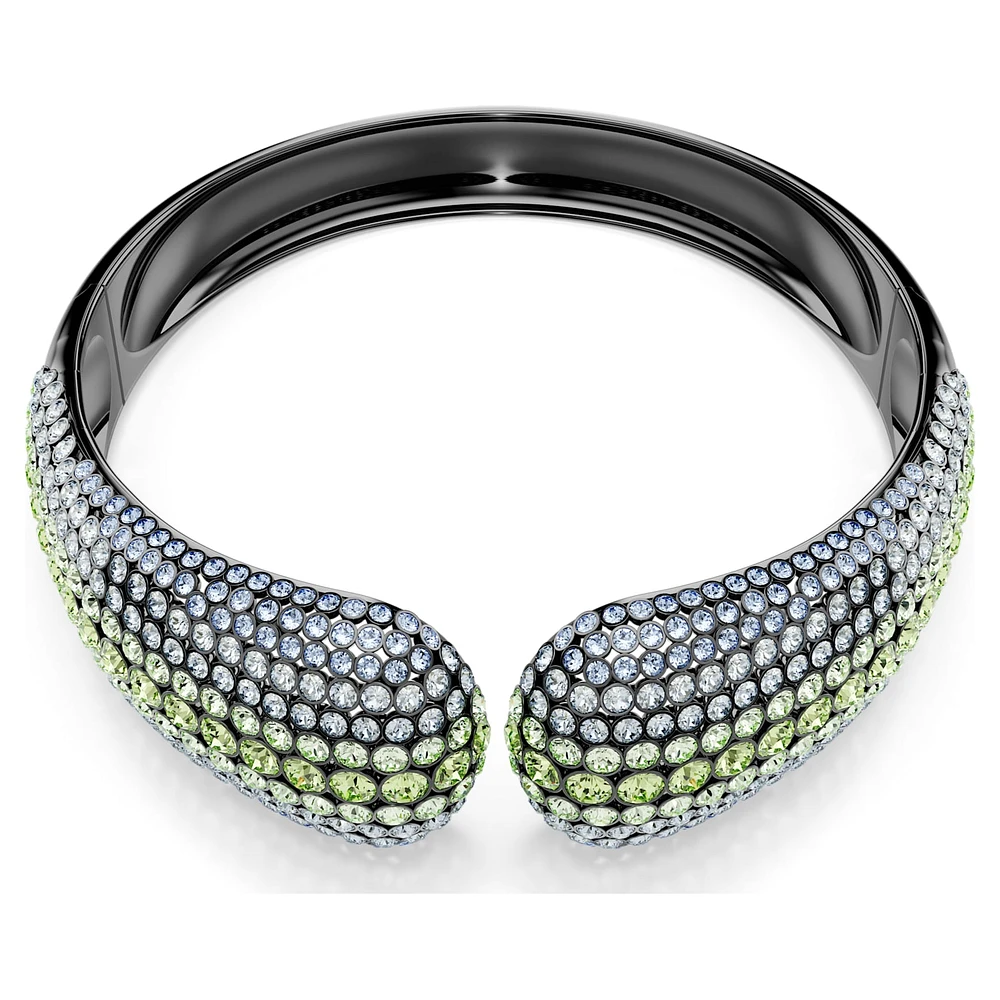 Sublima choker, Round cut, Multicoloured, Ruthenium plated by SWAROVSKI