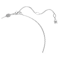 Idyllia set, Mixed cuts, Snowflake, White, Rhodium plated by SWAROVSKI