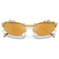 Sunglasses, Cat-Eye shape, SKU001, Gold tone by SWAROVSKI