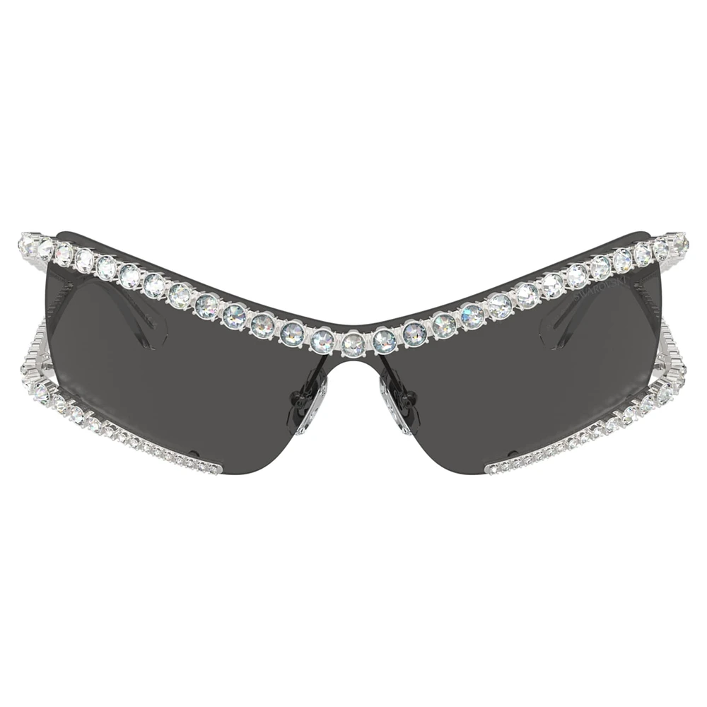 Sunglasses, Mask, Grey by SWAROVSKI