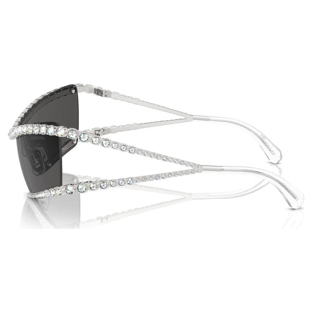 Sunglasses, Mask, Grey by SWAROVSKI
