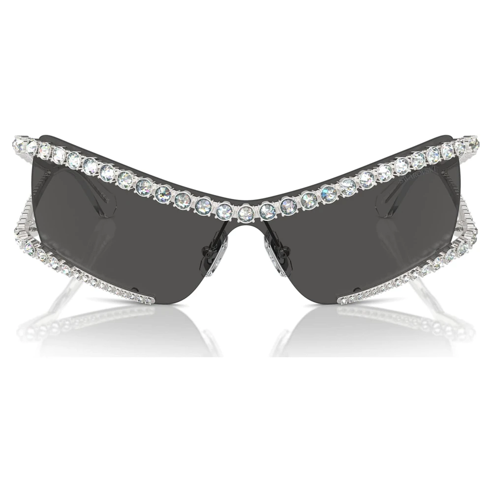 Sunglasses, Mask, Grey by SWAROVSKI