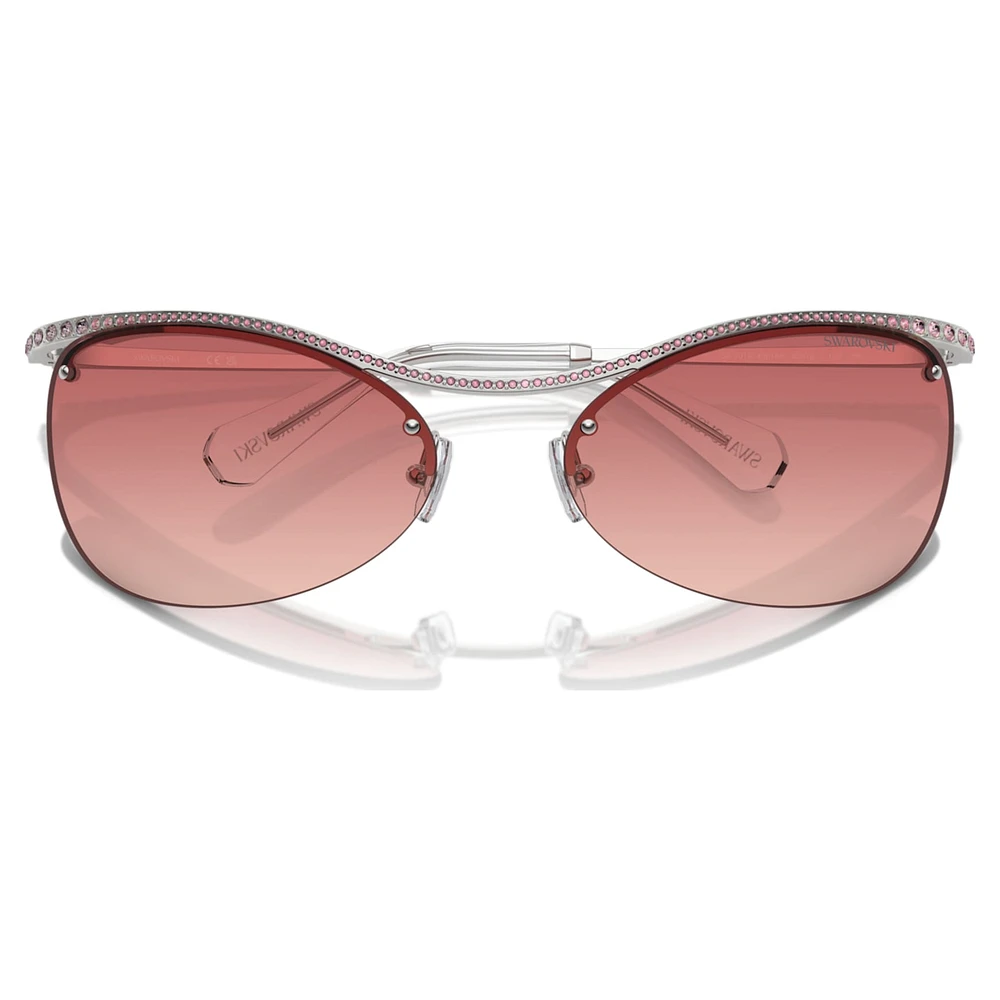 Sunglasses, Oval shape, SK7018, Pink by SWAROVSKI