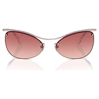 Sunglasses, Oval shape, SK7018, Pink by SWAROVSKI