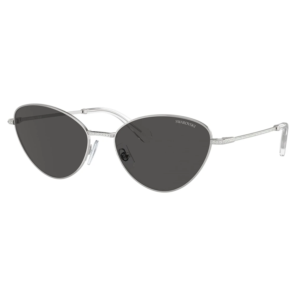 Sunglasses, Cat-Eye shape, SK7014, Black by SWAROVSKI