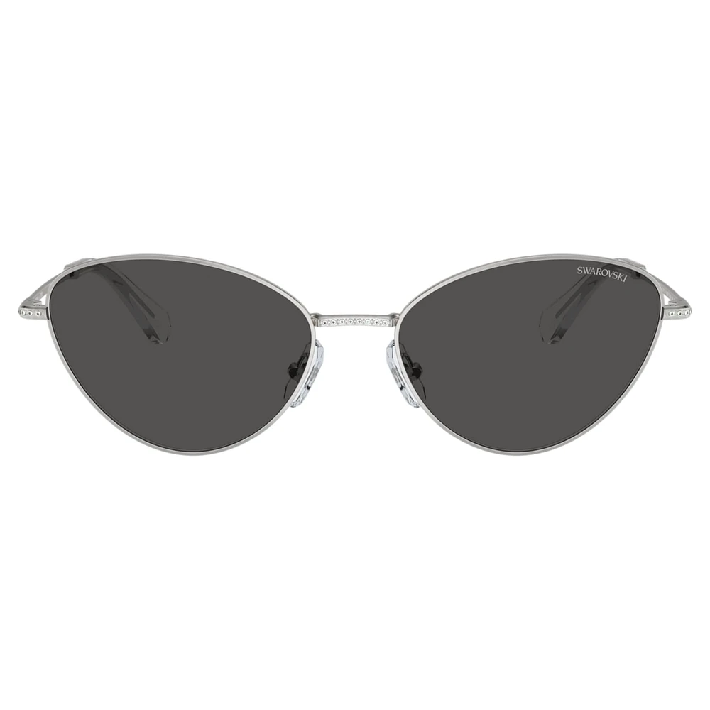 Sunglasses, Cat-Eye shape, SK7014, Black by SWAROVSKI