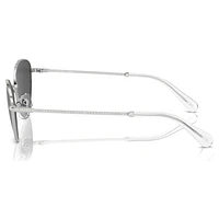 Sunglasses, Cat-Eye shape, SK7014, Black by SWAROVSKI