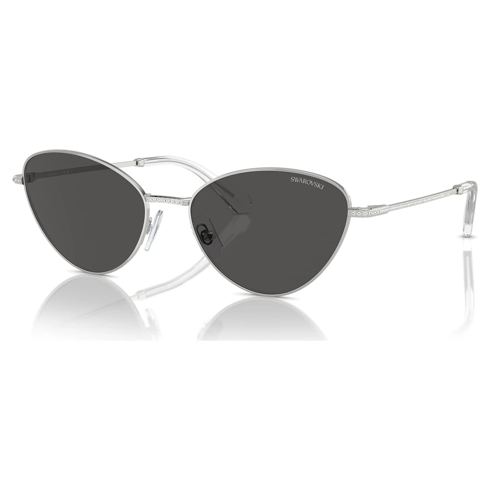 Sunglasses, Cat-Eye shape, SK7014, Black by SWAROVSKI