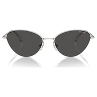 Sunglasses, Cat-Eye shape, SK7014, Black by SWAROVSKI