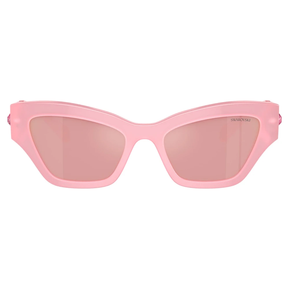 Sunglasses, Cat-Eye shape, Pink by SWAROVSKI