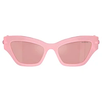 Sunglasses, Cat-Eye shape, Pink by SWAROVSKI