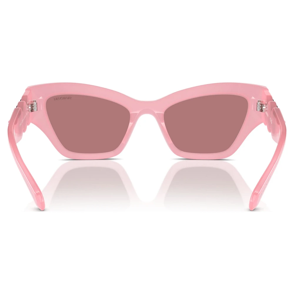 Sunglasses, Cat-Eye shape, Pink by SWAROVSKI