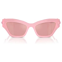 Sunglasses, Cat-Eye shape, Pink by SWAROVSKI