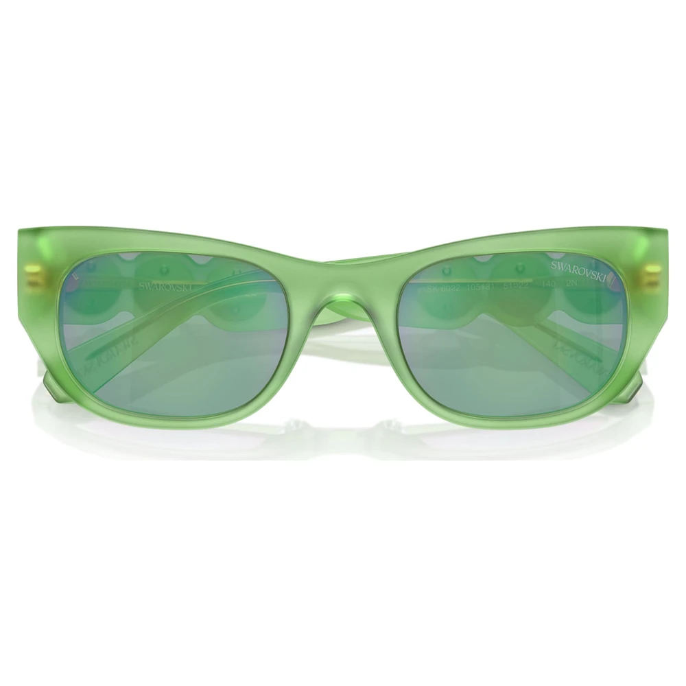 Sunglasses, Oval shape, SK6022, Green by SWAROVSKI