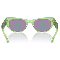 Sunglasses, Oval shape, SK6022, Green by SWAROVSKI