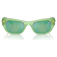 Sunglasses, Oval shape, SK6022, Green by SWAROVSKI