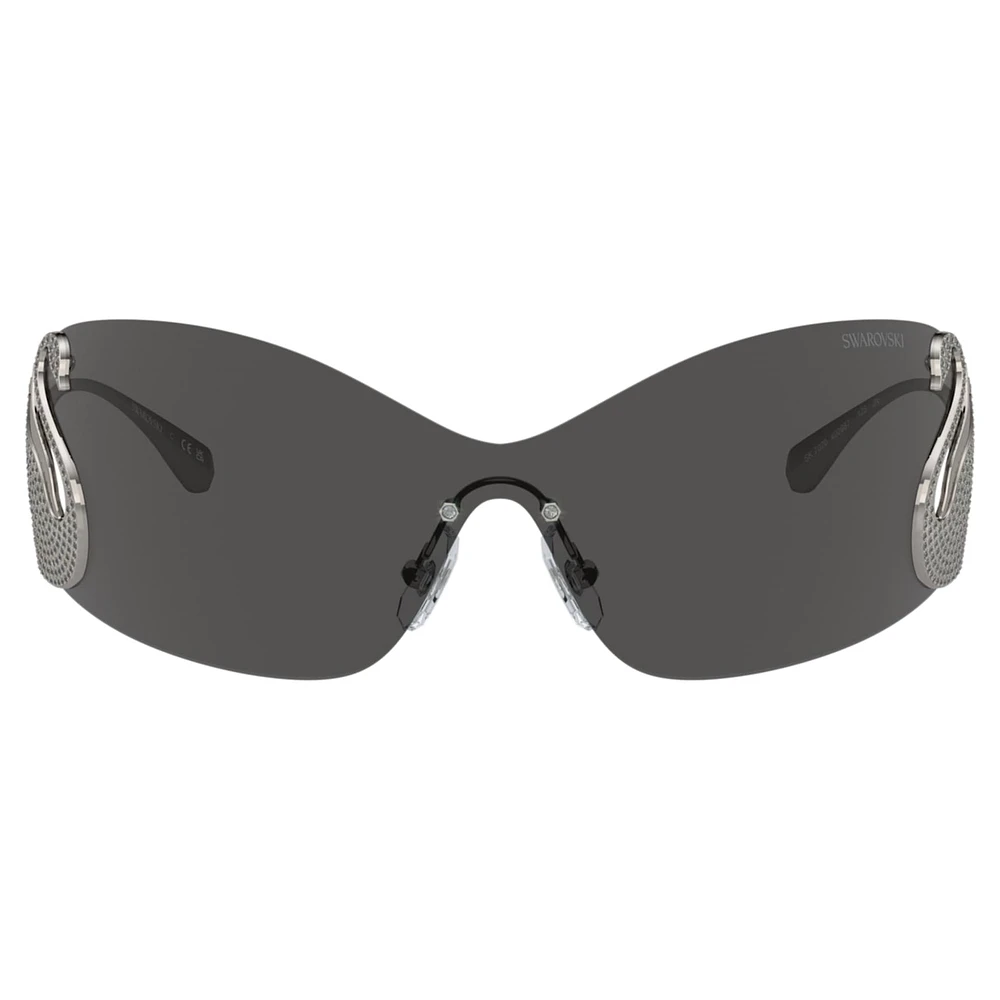 Sunglasses, Mask, Swan, SK7020, Grey by SWAROVSKI