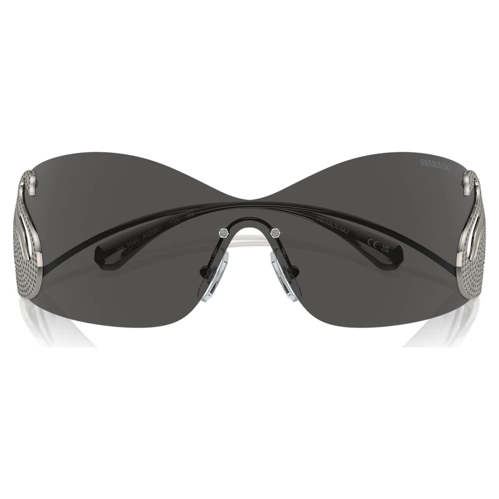 Sunglasses, Mask, Swan, SK7020, Grey by SWAROVSKI