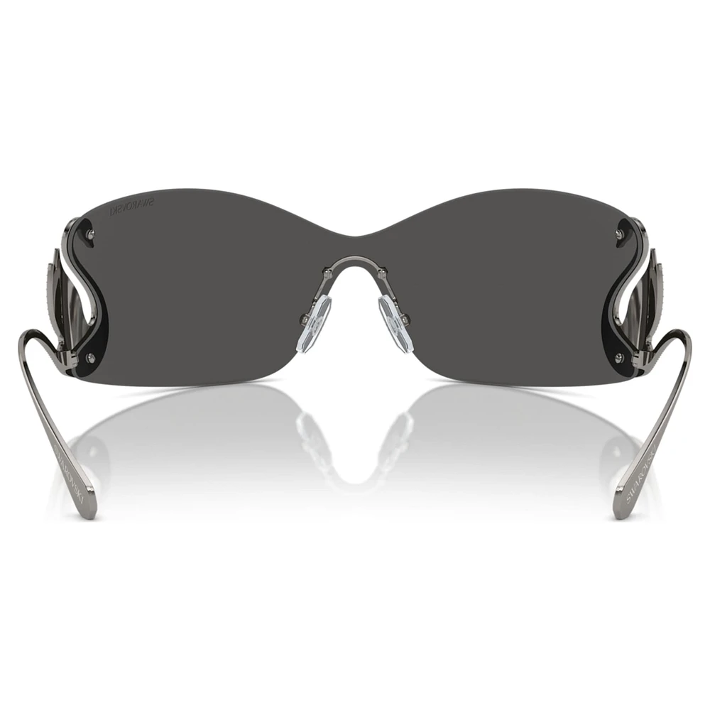 Sunglasses, Mask, Swan, SK7020, Grey by SWAROVSKI