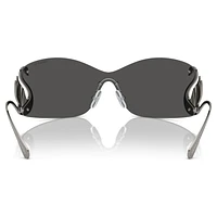 Sunglasses, Mask, Swan, SK7020, Grey by SWAROVSKI